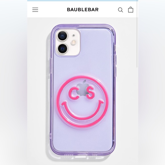 Baublebar “LW” Custom iPhone 12 Pro Max case - Picture 2 of 2